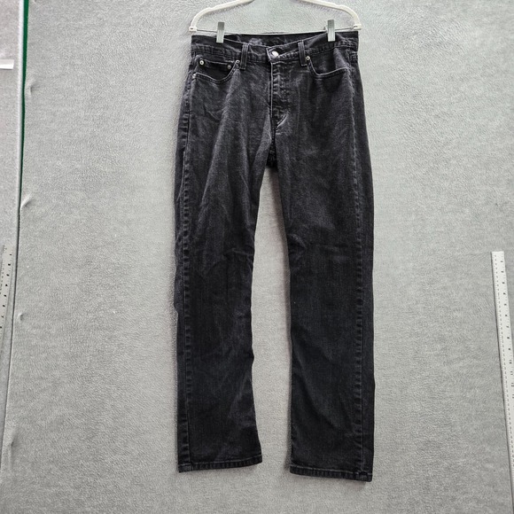 Levi's Other - Levi's 514 Men Jeans 33x32 Gray Denim Straight Fit Pockets Mid Rise Cotton Adult